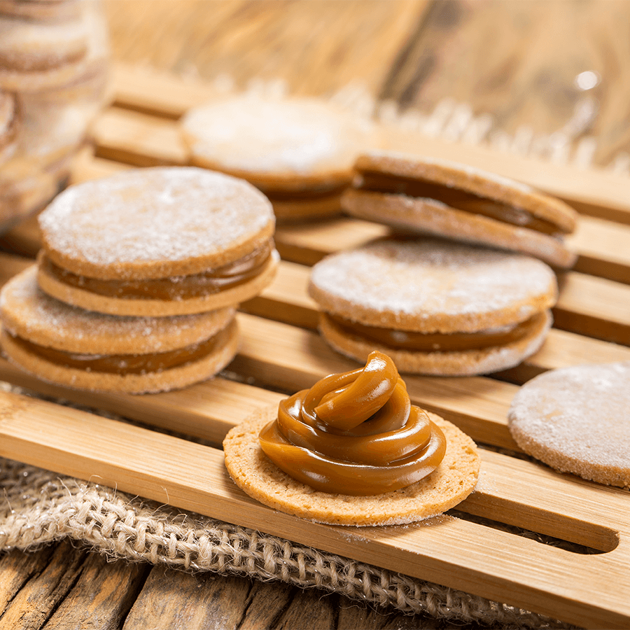Linha Galletas Dom Casero — massa de amêndoas com doce de leite